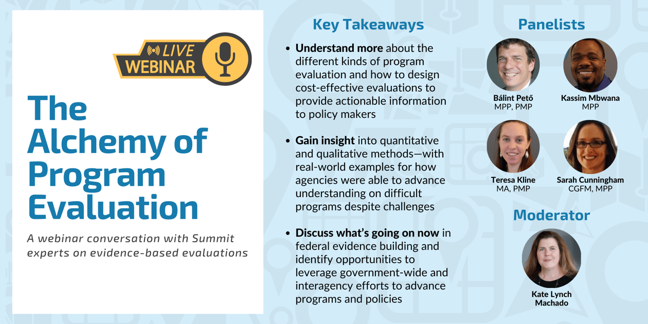 Summit webinar on program evaluation