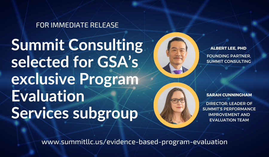 Summit selected for GSA program evaluation services subgroup