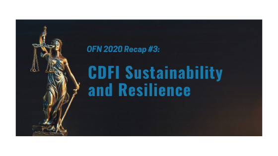 OFN recap #3: CDFI Sustainability and Resilience