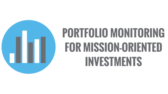 portfolio monitoring for mission oriented investments